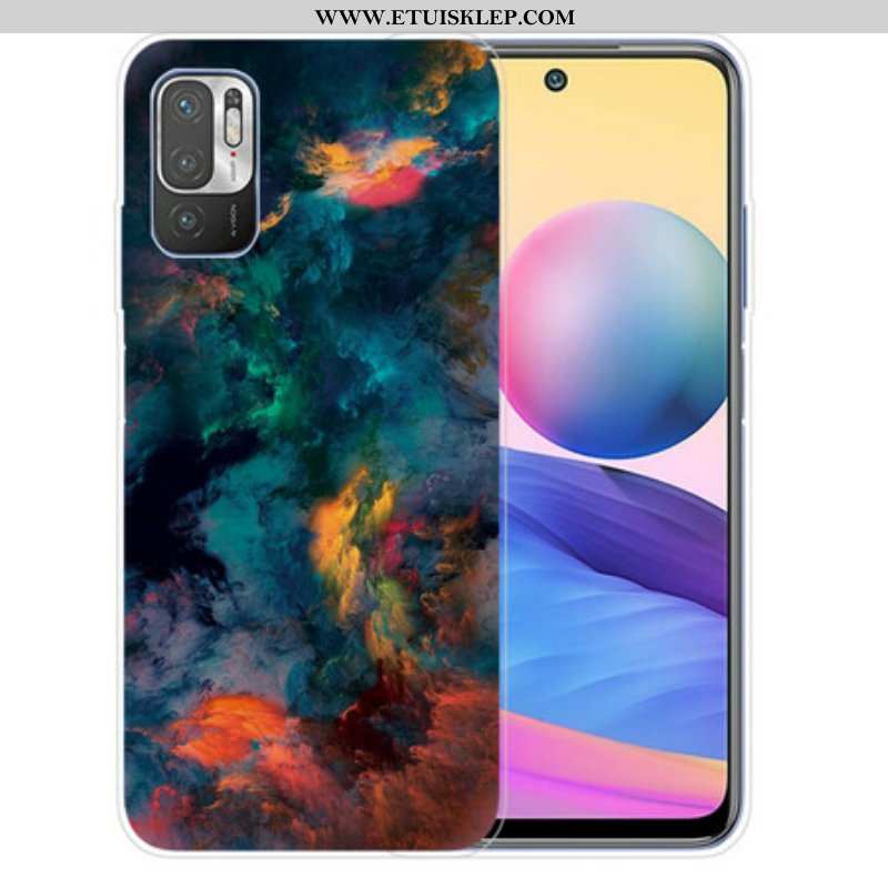 Etui do Poco M3 Pro 5G Kolorowe Chmury